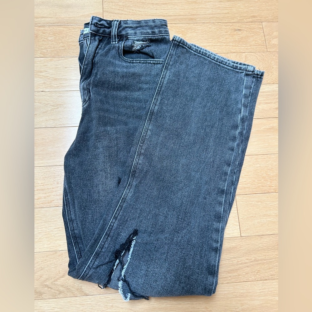 pacsun 90’a boyfriend ripped jeans in black